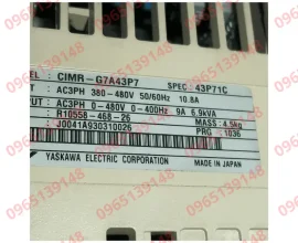 yaskawa-vfd-frequency-converter-cimr-g7a43p7
