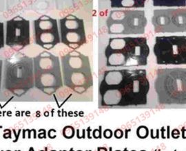 (lot_of_35)_taymac_outdoor_outlet_cover_adapter_plates,_brand_new_#78cd2805d