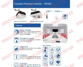 YORK R410A INVERTER CEILING CASSETTE