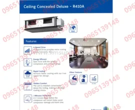 YORK R410A NON-INVERTER CEILING CONCEALED