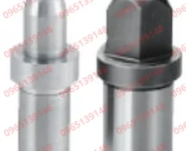 Locating pins head shape selectable with collar chamfered flat head internal thread