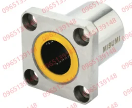[MISUMI economy] Square Flanged Linear Bushings, Single Double Opposite Counterbored Hole
