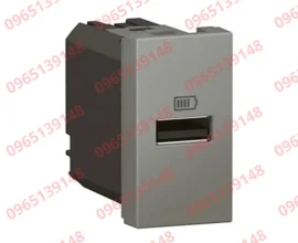 O-sac-USB-don-type-A-15W-1-mo-dun-Mau-trang-bac-Legrand-571681