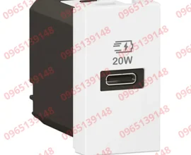O-sac-USB-don-type-C-20W-1-mo-dun-Mau-trang-mo-Legrand-571696